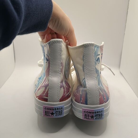 NEW Converse x Frozen 2 Chuck Taylor All Star Hi Anna Elsa Sneaker Womens Disney - Picture 7 of 10